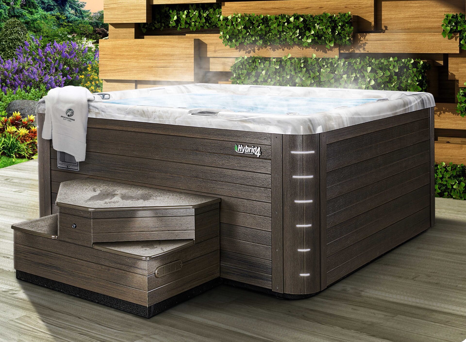 Luxury Outdoor Hot Tub by Beachcomber